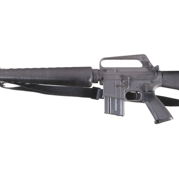 Colt M16A1 Reissue AR-15 Semi Auto Rifle 5.56 NATO 20" Barrel 20 Rounds A1 Fixed Sights Government A1 Pistol Grip Fixed Stock Black Furniture Matte Black/Gray Finish