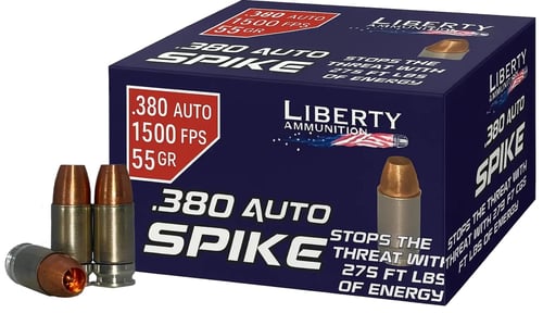 Liberty Ammunition Civil Defense .38 Special 50 grain Hollow Point Centerfire Pistol Ammunition 500 RDS