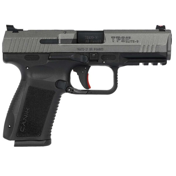 Canik TP9SF Elite Combat 9mm Luger Semi Auto Pistol 4.78" Threaded Barrel 15 Rounds Vortex Viper Red Dot Sight Picatinny Rail Polymer Frame Flat Dark Earth