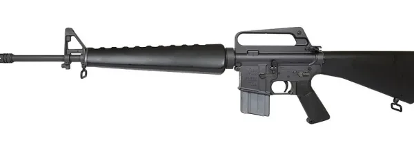 Colt M16A1 Reissue AR-15 Semi Auto Rifle 5.56 NATO 20" Barrel 20 Rounds A1 Fixed Sights Government A1 Pistol Grip Fixed Stock Black Furniture Matte Black/Gray Finish