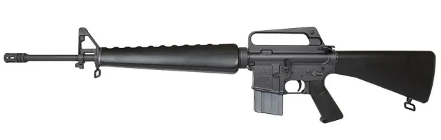 Colt M16A1 Reissue AR-15 Semi Auto Rifle 5.56 NATO 20" Barrel 20 Rounds A1 Fixed Sights Government A1 Pistol Grip Fixed Stock Black Furniture Matte Black/Gray Finish