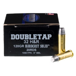Doubletap .32 H&R Magnum Ammunition 20 Rounds Hard Cast 120 Grains
