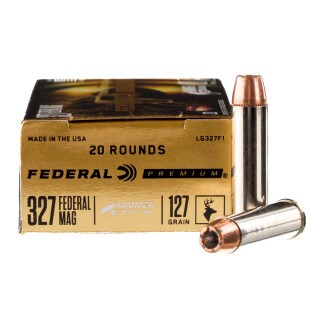Federal HammerDown .327 Federal Magnum Ammunition 20 Rounds Bonded JHP 127 Grains