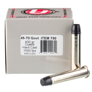 Underwood Ammo .45-70 Government Ammunition 20 Rounds HCFN 430 Grain