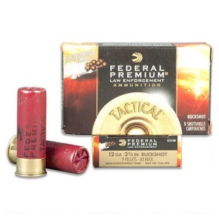 Federal LE Tactical 12 Gauge Ammunition 5 Rounds 2-3/4" 00 Buckshot