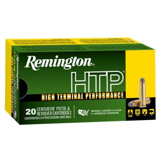 Remington HTP .45 ACP Ammunition 20 Rounds 185 Grain JHP 1100 fps