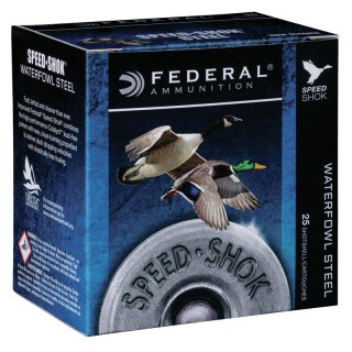 Federal Speed Shok Waterfowl 12 Gauge Ammunition 25 Rounds 2-3/4" BB Steel 1-1/8 oz