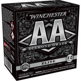 Winchester AA Diamond Grade 12 Gauge Ammunition 25 Rounds 2-3/4" #7.5 Copper Plated Lead 1-1/8oz