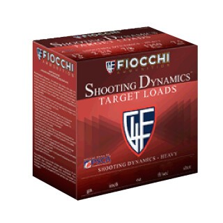 Fiocchi Shooting Dynamics Target 12 Gauge Ammunition 25 Rounds 2-3/4" #7.5 Lead 1-1/8