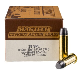 Magtech Cowboy Action .38 Special Ammunition 50 Rounds LFN 125 Grain