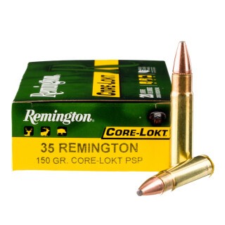 Remington Core-Lokt .35 Remington Ammunition 20 Rounds PSP 150 Grains