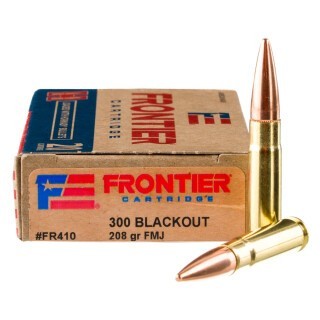 Hornady Frontier .300 AAC Blackout Ammunition 20 Rounds FMJ 208 Grains