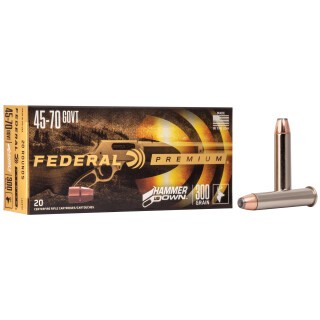Federal Premium HammerDown .45-70 Government Ammunition 20 Rounds BHP 300 Grain