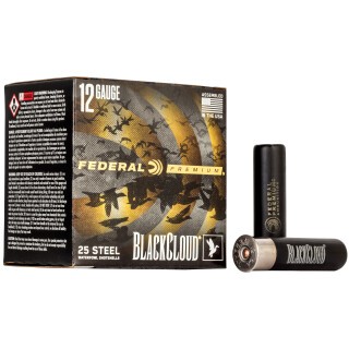 Federal Black Cloud FS Steel 12 Gauge Ammunition 3-1/2" #3 25 Rounds