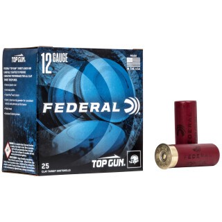 Federal Top Gun 12 Gauge Ammunition 25 Rounds 2-3/4" #9 Lead 1-1/8oz
