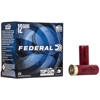 Federal Top Gun Sport 12 Gauge Ammunition 2.75" #8 Shot 25 Rounds