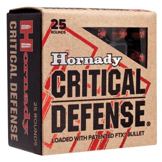 Hornady Critical Defense .327 Federal Magnum Ammunition 25 Rounds FTX 80 Grain