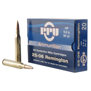 Prvi Partizan .25-06 Remington Ammunition 20 Rounds JHP 90 Grain