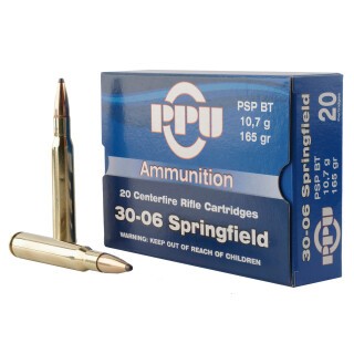 Prvi Partizan PPU .30-06 Springfield Ammunition 20 Rounds 165 Grain Pointed Soft Point Boat Tail 2800fps