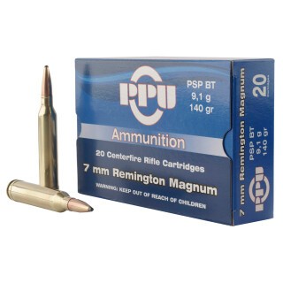 Prvi Partizan 7mm Rem Mag Ammunition 20 Rounds PSP-BT 140 Grain