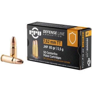 Prvi Partizan Defense 7.62 Tokarev Ammunition 50 Rounds JHP 85 Grain