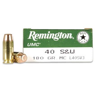 Ammo .40 S&W UMC Metal Case 180 Grain 990 fps 500 Rounds