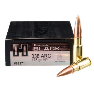 Hornady BLACK .338 ARC Ammunition 20 Rounds HP Match 175 Grains