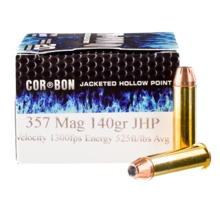 CorBon .357 Magnum Ammunition 20 Rounds JHP 140 Grain
