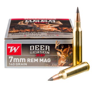 Winchester Deer Season XP 7mm Rem Mag Ammunition 20 Rounds Extreme Point 140 Grain