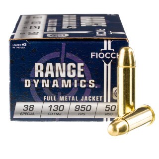 Fiocchi .38 Special Ammunition 50 Rounds FMJ 130 Grain