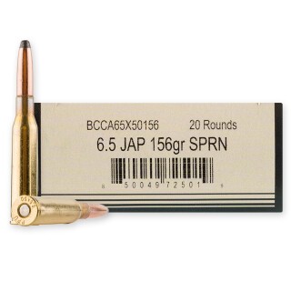 Bannerman 6.5 Japanese Ammunition 20 Rounds SPRN 156 Grains