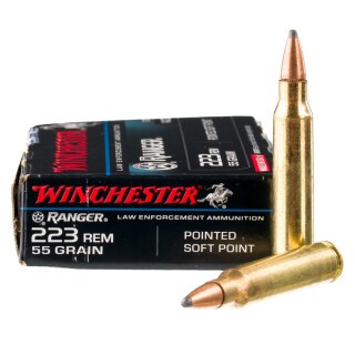 Winchester Ranger .223 Rem Ammunition 20 Rounds PSP 55 Grains