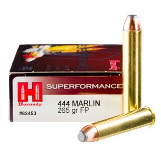 Hornady Superformance .444 Marlin Ammunition 20 Rounds InterLock FP 265 Grain