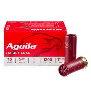 Aguila Target Load 12 Gauge Shotshell 25 Rounds 2 3/4" 1 oz #7.5