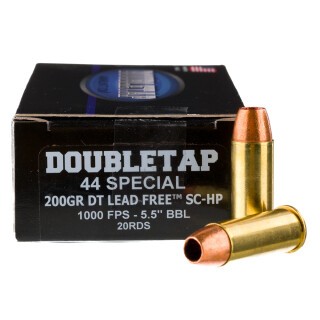 DoubleTap Tactical .44 Special Ammunition 20 Rounds TAC-XP Copper HP 200 Grain