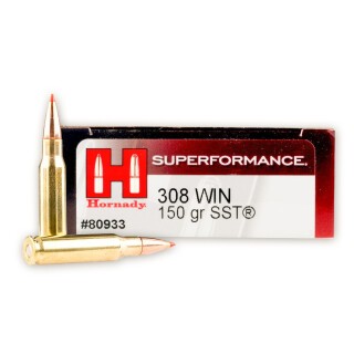Hornady Superformance .308 Win Ammunition 200 Rounds SST 150 Grain