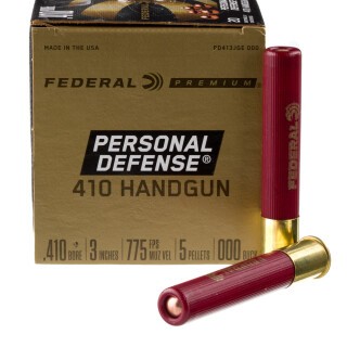 Federal Personal Defense .410 Ammunition 20 Rounds 3" 000 Buckshot