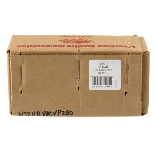 American Quality .32 H&R Magnum Ammunition 250 Rounds Wadcutter 100 Grains