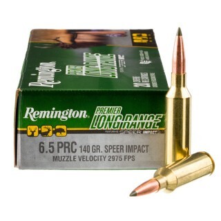 Remington Premier Long Range 6.5 PRC Ammunition 20 Rounds Speer Impact 140 Grains