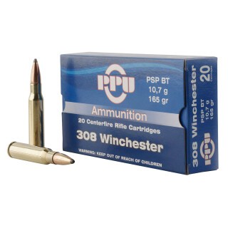 Prvi Partizan .308 Winchester Ammunition 20 Rounds PSP-BT 165 Grain