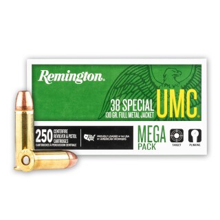Remington UMC .38 Special Ammunition 1000 Rounds FMJ 130 Grain