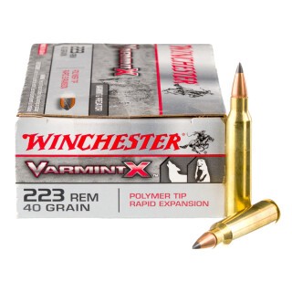 Winchester Varmint X .223 Remington Ammunition 20 Rounds Polymer Tip 40 Grain
