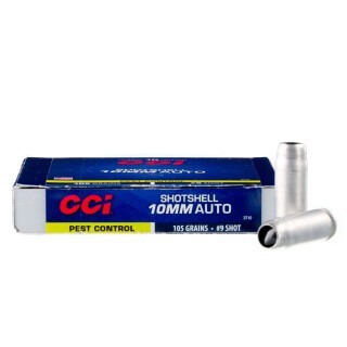 CCI Pest Control Shotshell 10mm Auto Ammunition 10 Rounds #8 Bismuth Shot 95 Grains
