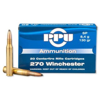 Prvi Partizan .270 Winchester Ammunition 20 Rounds SP 130 Grain