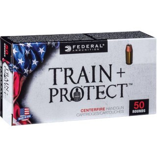 Federal Train+Protect .40 S&W Ammunition 50 Rounds 180 Grain Versatile HP Bullet 1000fps