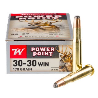 Winchester Power Point .30-30 Winchester Ammunition 20 Rounds JSP 170 Grains X30303