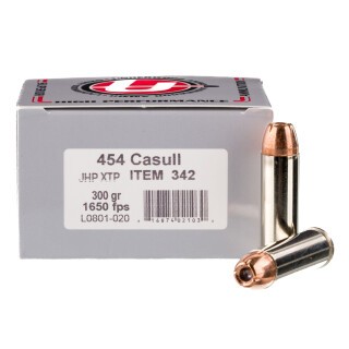 Underwood Ammo .454 Casull Ammunition 20 Rounds XTP JHP 300 Grain