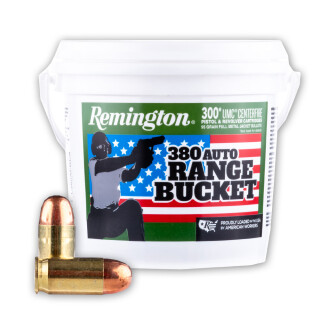 Remington UMC .380 ACP Ammunition 300 Rounds FMJ 95 Grains