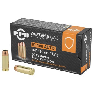 Prvi Partizan 10mm Auto Ammunition 500 Rounds JHP 180 Grain