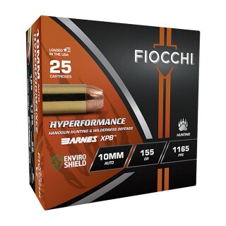 Fiocchi Hyperformance Hunt 10mm Auto Ammunition 25 Rounds XPB 155 Grain